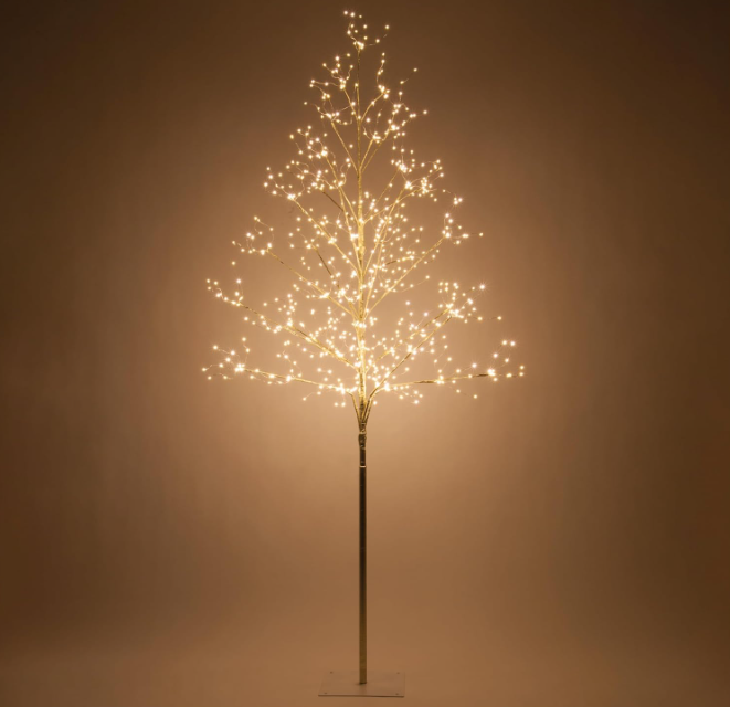 Gold Fairy Light Tree - Thumbnail 2