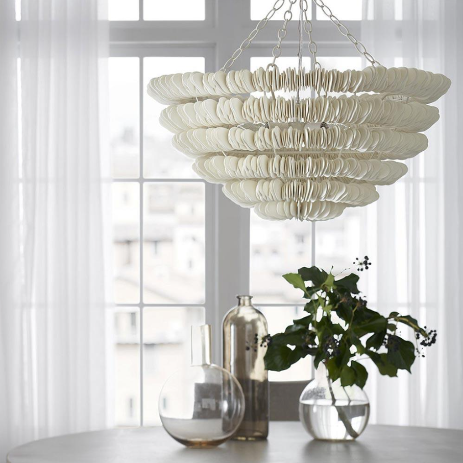 Hannah Wood Disc Chandelier - Thumbnail 2