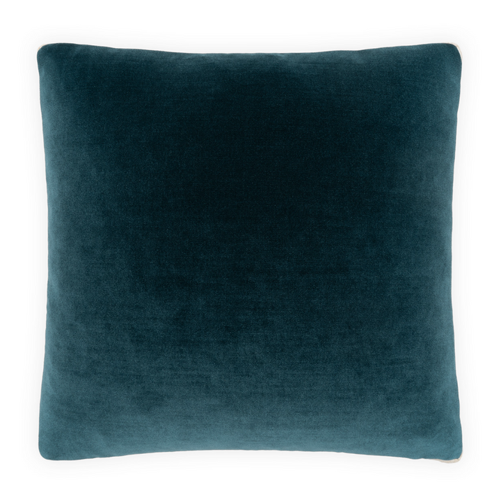 Deveraux Box Pillow, Azure - 13 Hub Lane   |  Velvet Pillows