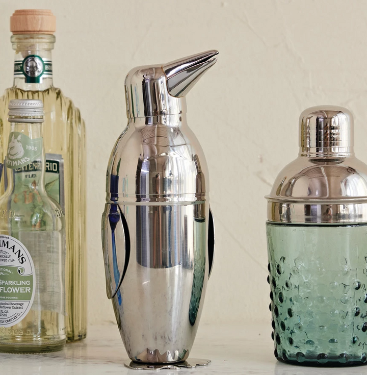 Stainless Steel Penguin Shaped Cocktail Shaker - 13 Hub Lane   |  