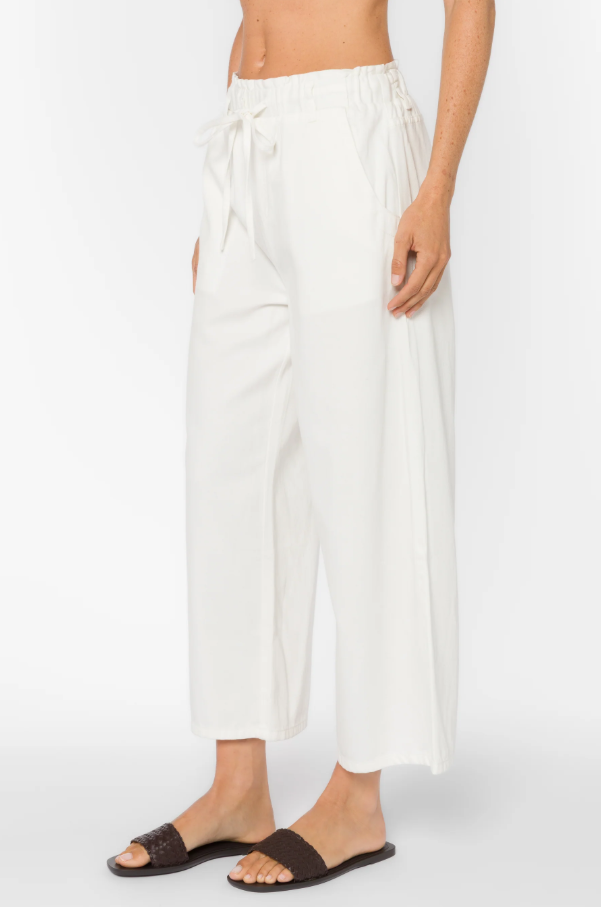 Claudette Pants, Optic White - 13 Hub Lane   |  