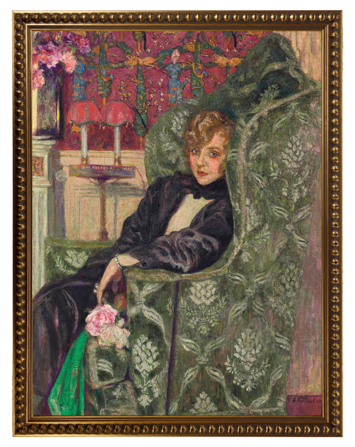 Yvonne Printemps in the Armchair - 13 Hub Lane   |  Small Wall Art