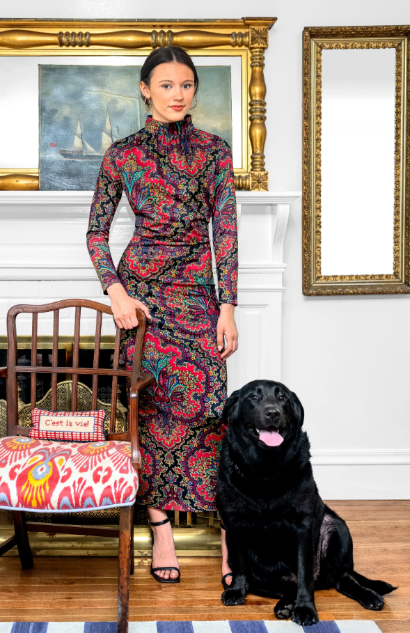 Scorching Hot Dress, Black Passion Paisley - 13 Hub Lane   |  Maxi Dresses