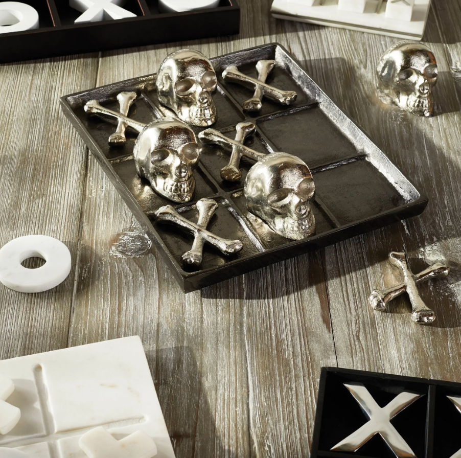 Skull & Bones Tic-Tac-Toe - 13 Hub Lane   |  Tic-Tac-Toe Boards