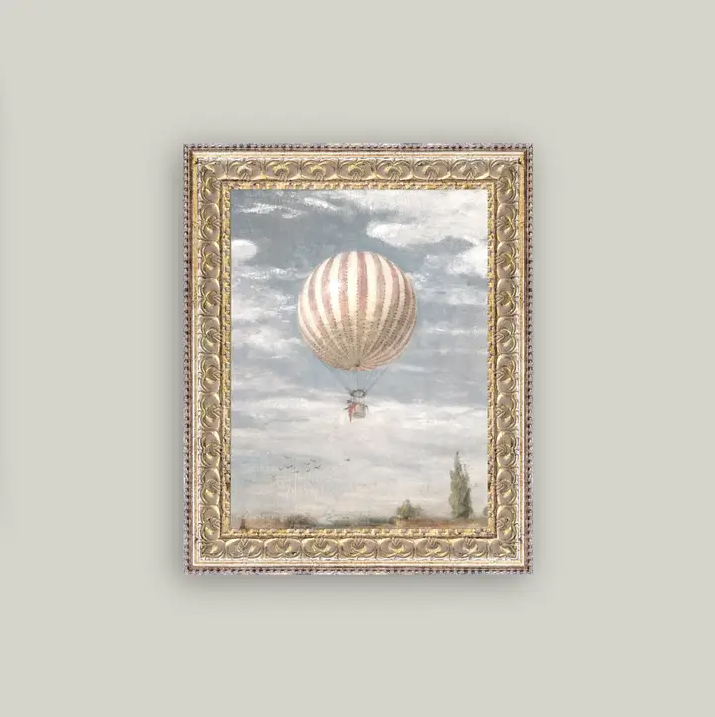 Air Balloon - 13 Hub Lane   |  Small Wall Art