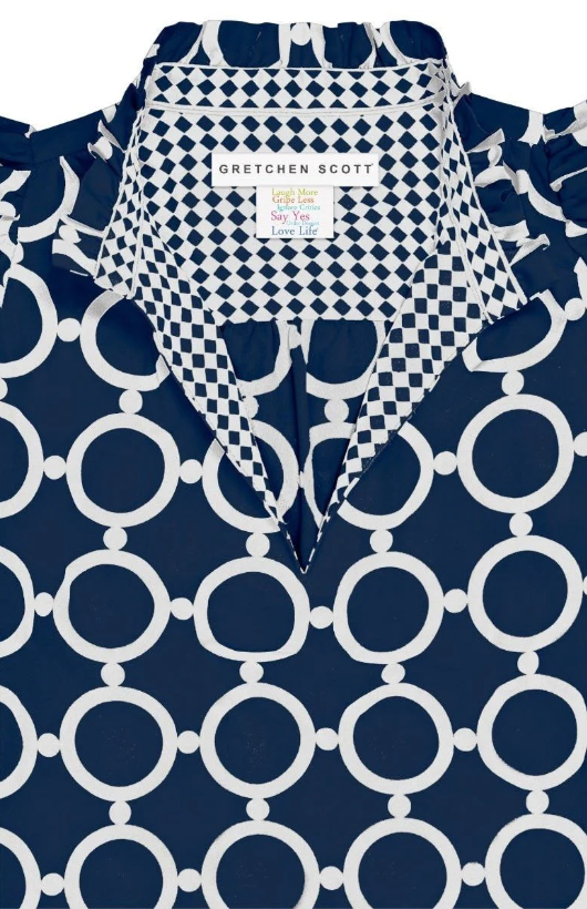 Outta Sight Tunic Dress, Dip & Dot Navy/White - 13 Hub Lane   |  