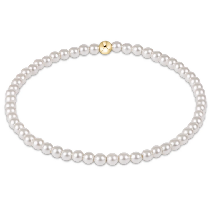 enewton classic pearl 3mm bead bracelet