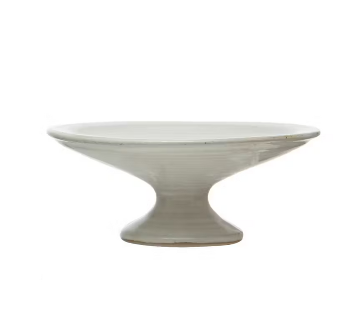 Stoneware Pedestal Matte Finish - 13 Hub Lane   |  