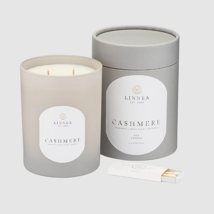 Linnea Cashmere Two-Wick Candle