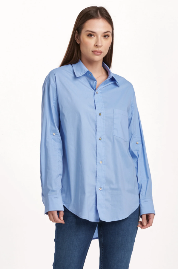 Lola Shirt Solid Blue