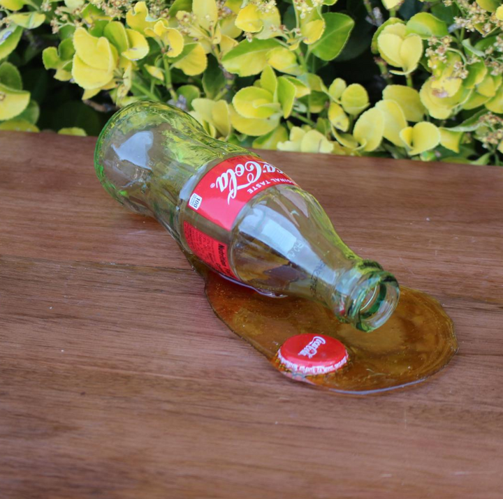 Spilled Coke Bottle