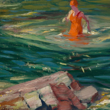 The Red Bathing Suit - 13 Hub Lane   |  Small Wall Art