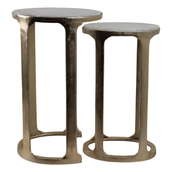 Surrey Selenite Top Accent Tables
