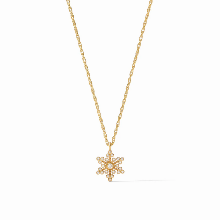 Julie Vos Noel Star Solitaire Necklace