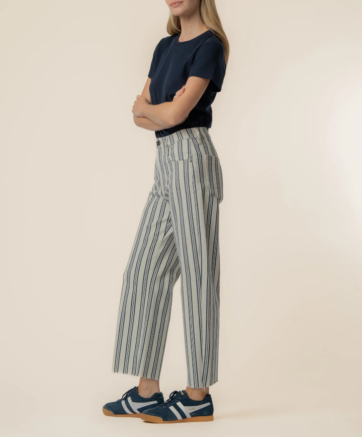 Kut From the Kloth Gwen High Rise, Navy & Ivory