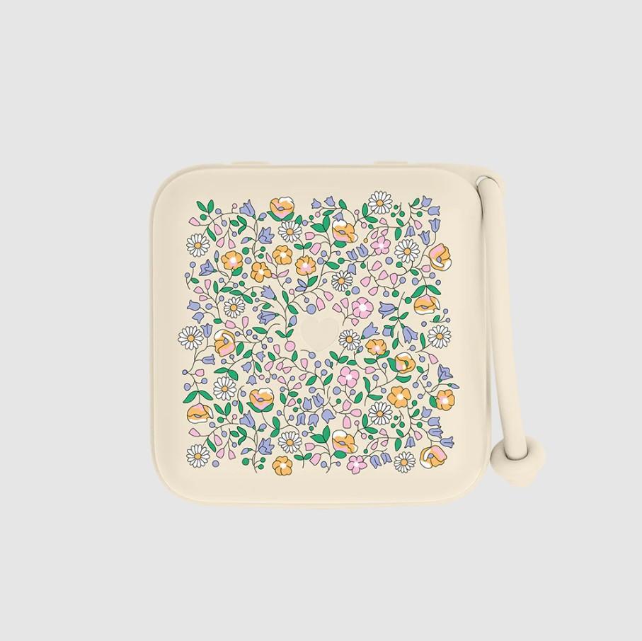 BIBS x LIBERTY Pacifier Box Chloe Meadow, Ivory