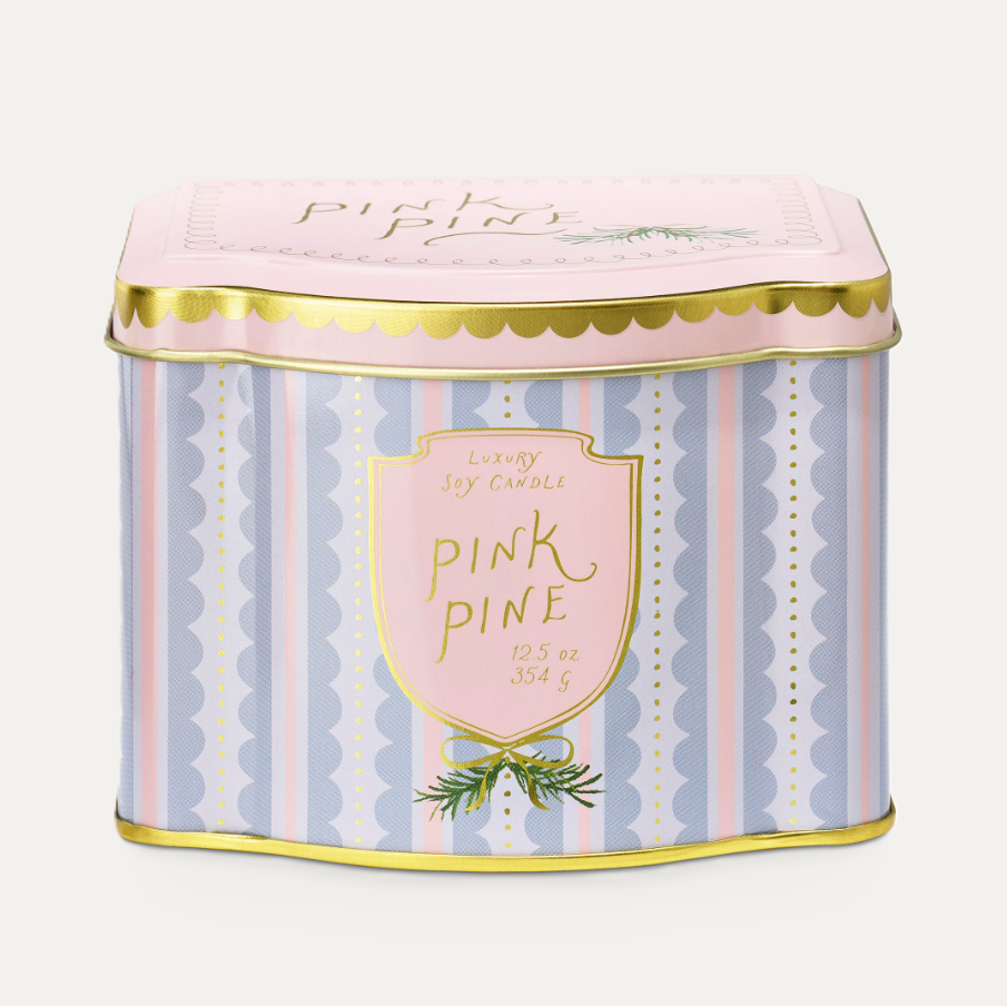 Pink Pine Printed Tin
