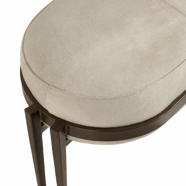 Marella Hair on Hide Bench - 13 Hub Lane   |  Benches