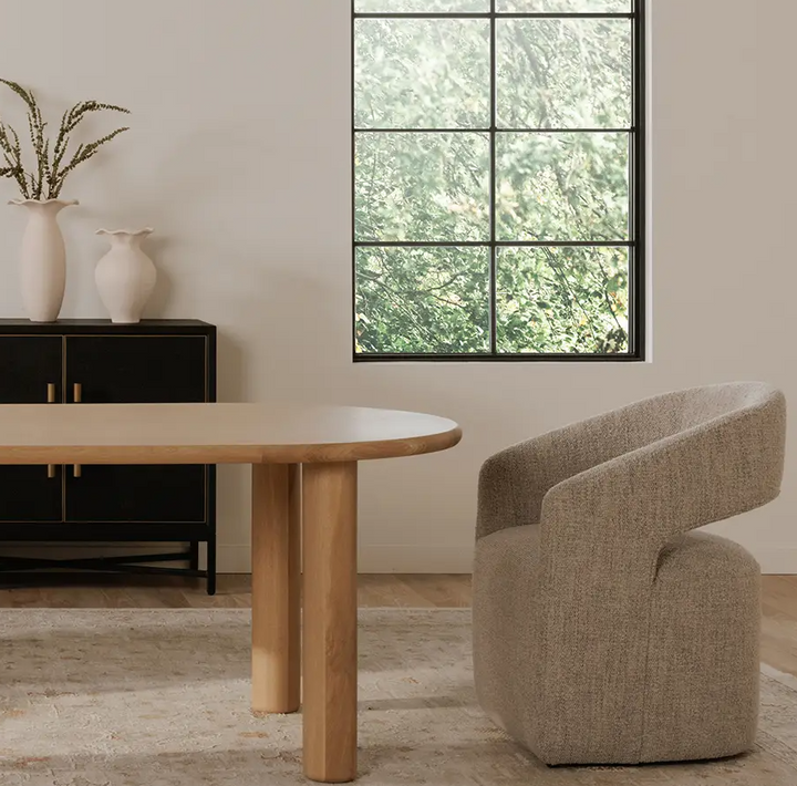 Barrow Rolling Dining Chair, Performance