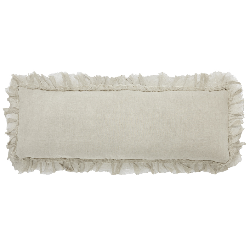 Shabby Chic Sheer Ruffle Pillow - Thumbnail 3