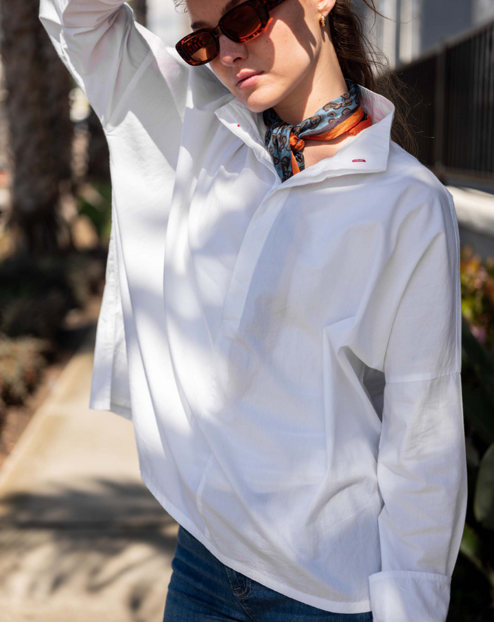 Emerson Top, White - 13 Hub Lane   |  Button-Ups