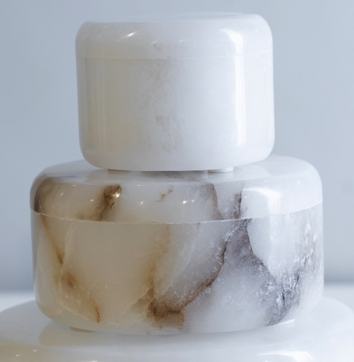 Round Alabaster Box - 13 Hub Lane   |  