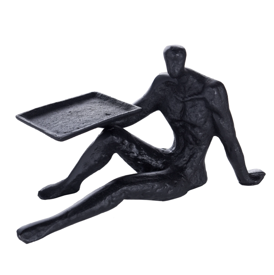 Dann Foley Lifestyle Tray Man Sculpture - Thumbnail 3