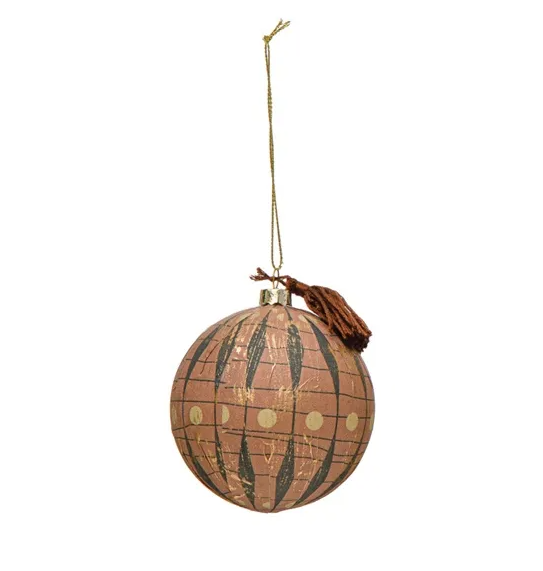 Paper Mache Ball w/ Tassel