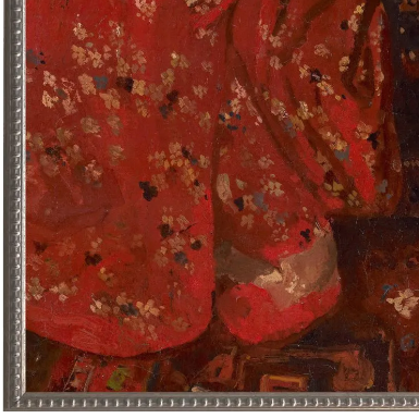 Girl in a Red Kimono