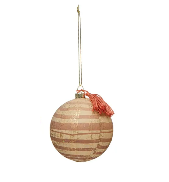 Paper Mache Ball w/ Tassel