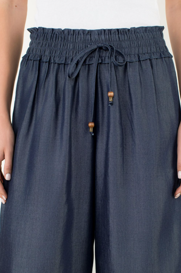 Smocked Wide Leg Pants - 13 Hub Lane   |  Wide Leg Pants