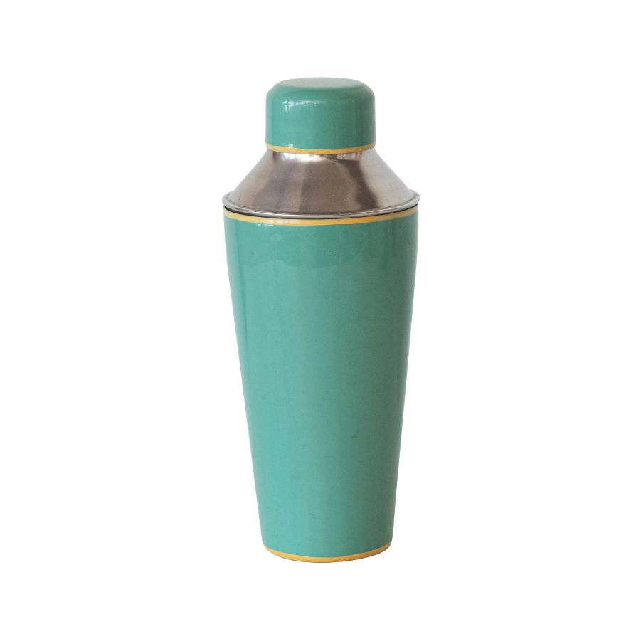 Enameled Stainless Steel Cocktail Shaker