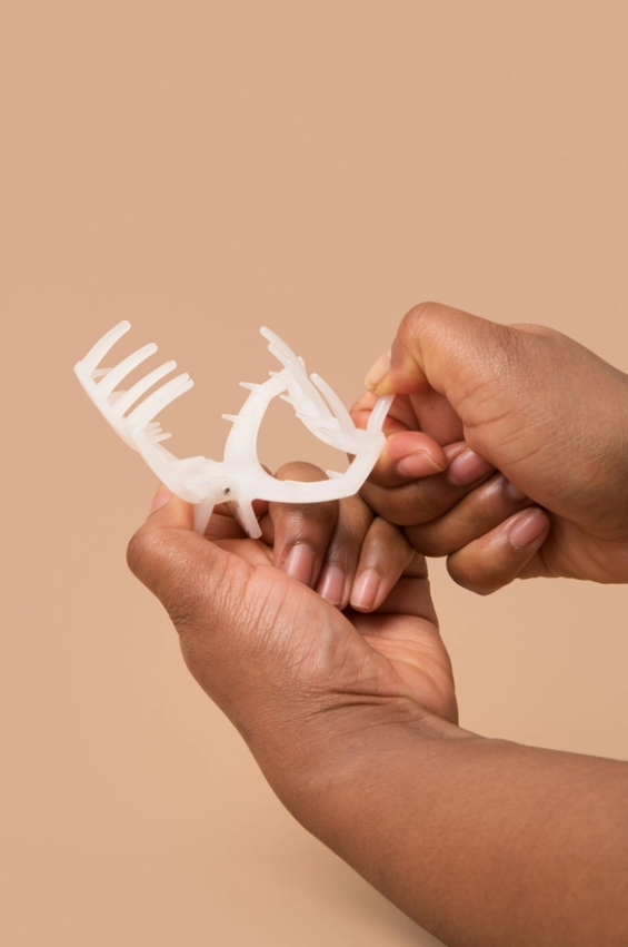 Open Hair Clip, Jet Black - 13 Hub Lane   |  Claw Clips