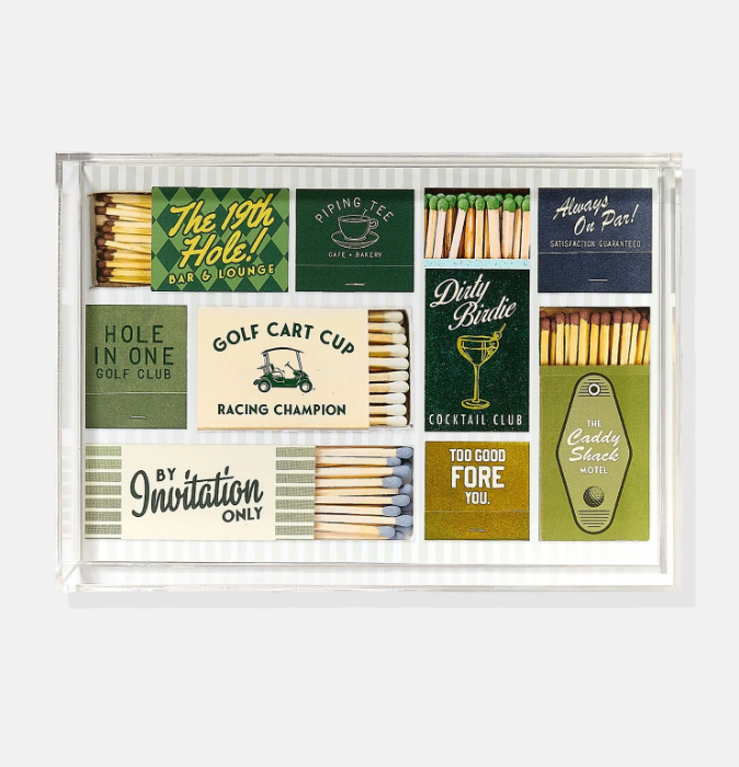 Golf Matchbook Tray