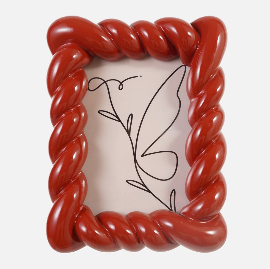 Twisted Resin Photo Frame, Sienna