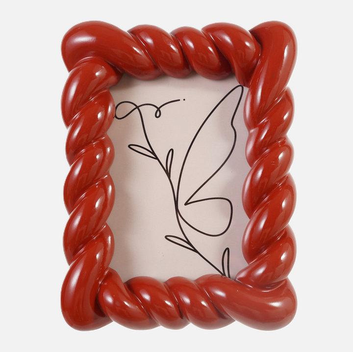 Twisted Resin Photo Frame, Sienna