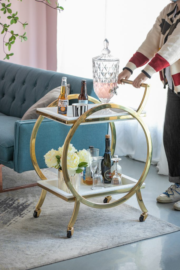 Quentin Bar Cart - 13 Hub Lane   |  Bar Carts