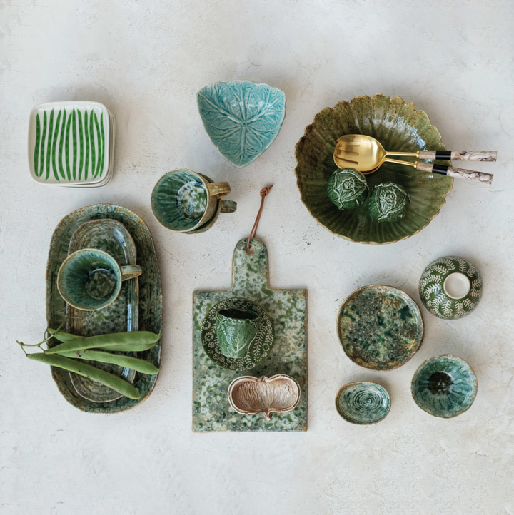 Crackle Stoneware Platter