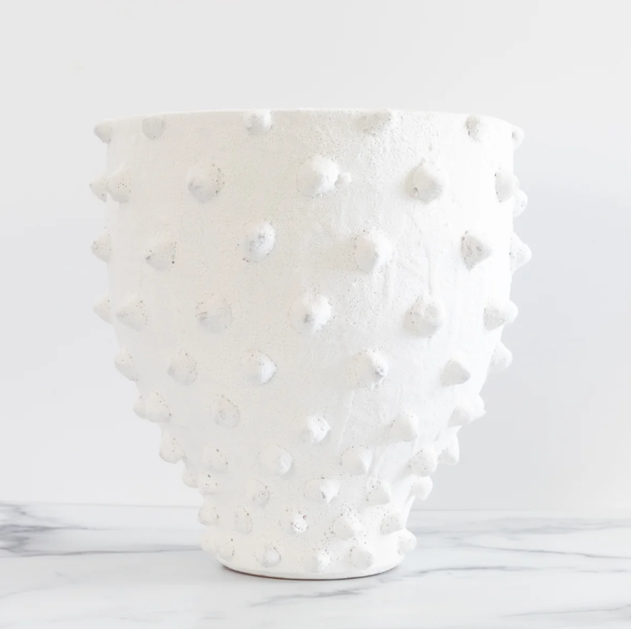 Coarse Terra-cotta Planter w/ Raised Dots
