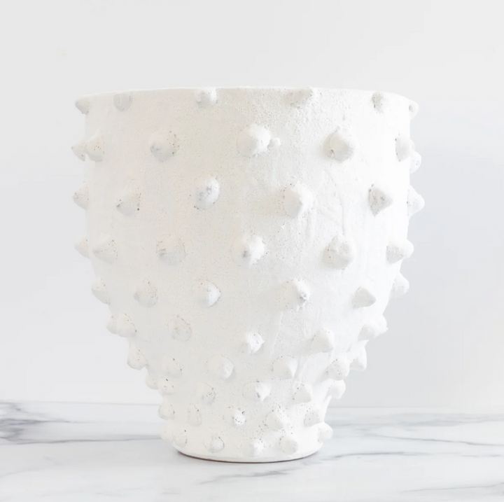Coarse Terra-cotta Planter w/ Raised Dots
