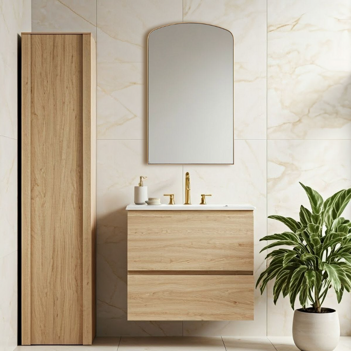 Tordera Arch Mirror, Brass