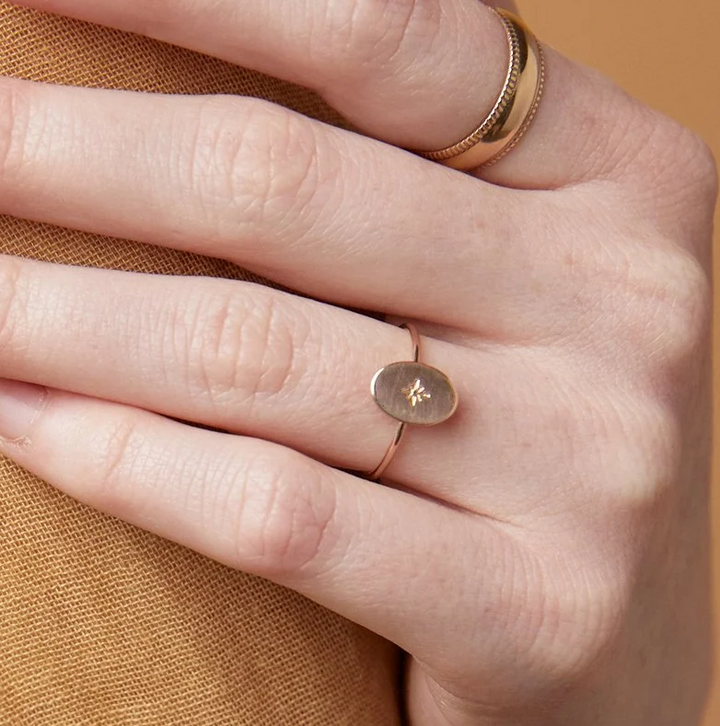 Dainty Oval Ring - 13 Hub Lane   |  