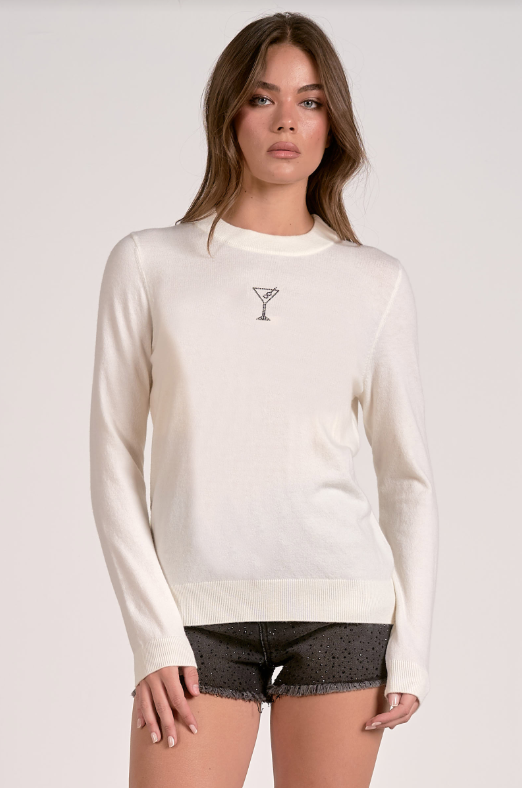 Martini Sweater, White
