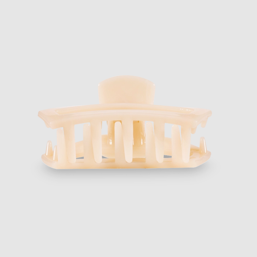 Open Hair Clip, Almond Beige - 13 Hub Lane   |  Claw Clips