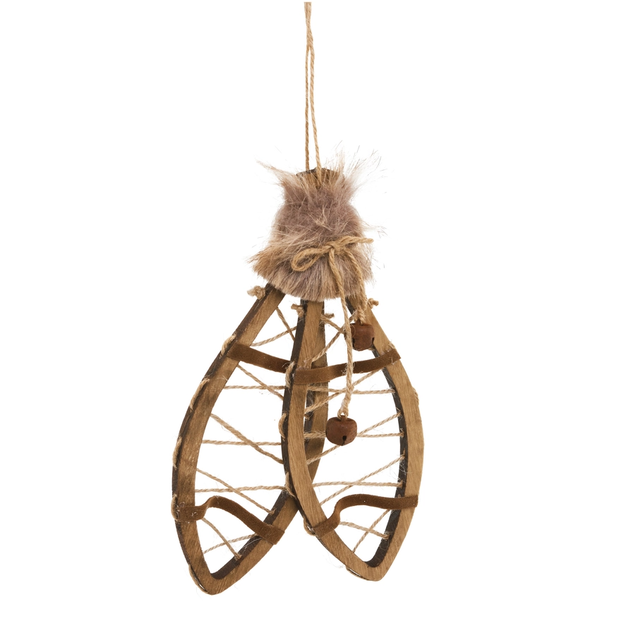 Furry Snowshoes Ornament