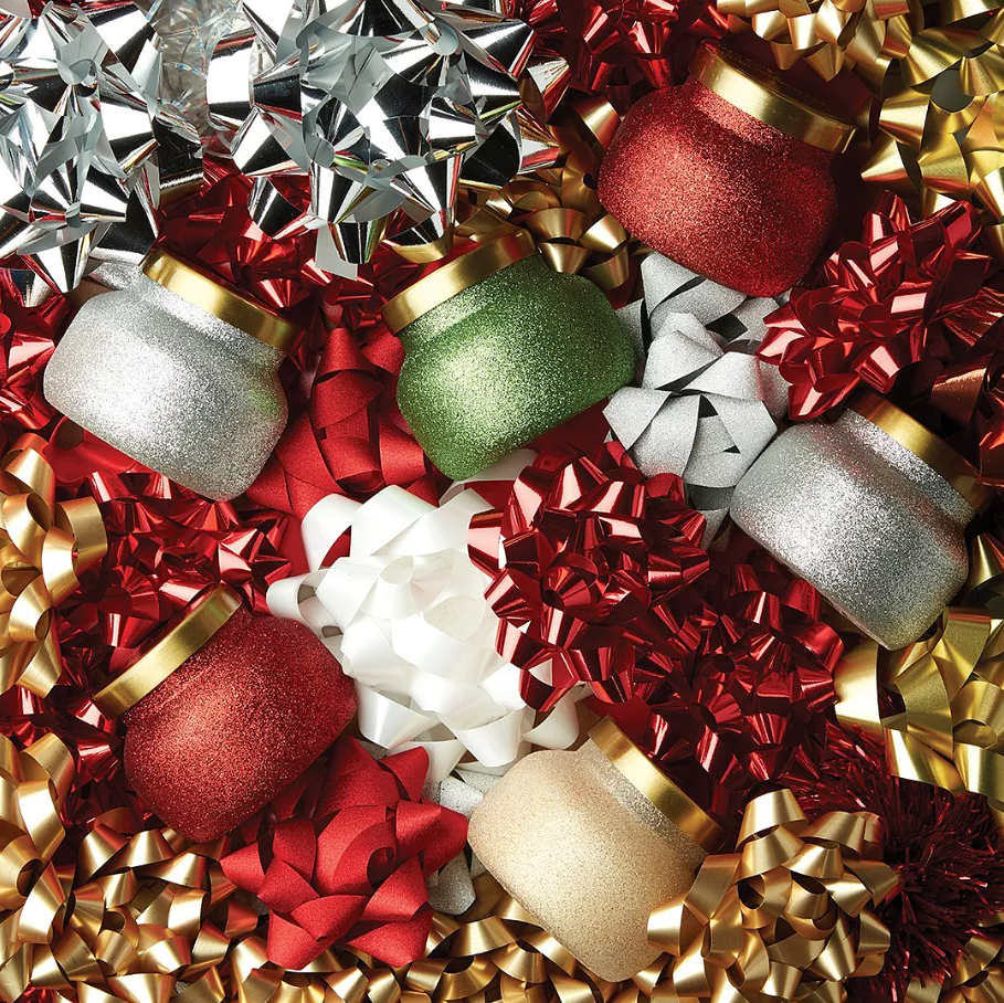 Red Glitter Volcano Signature Jar