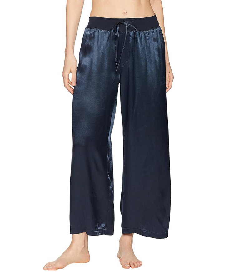 PJ Harlow Jolie Capri Satin Pant, Navy