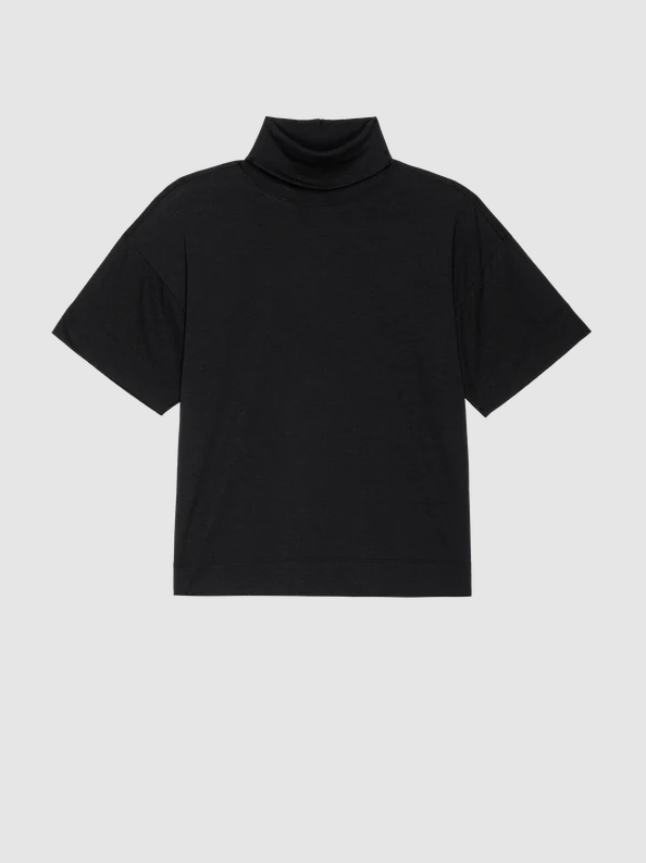 Nation LTD Fable Turtleneck Tee, Jet Black - 13 Hub Lane   |  Turtlenecks