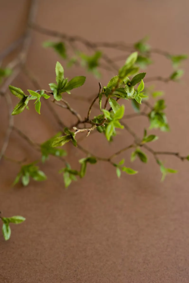 Artificial Budding Leaf Spray