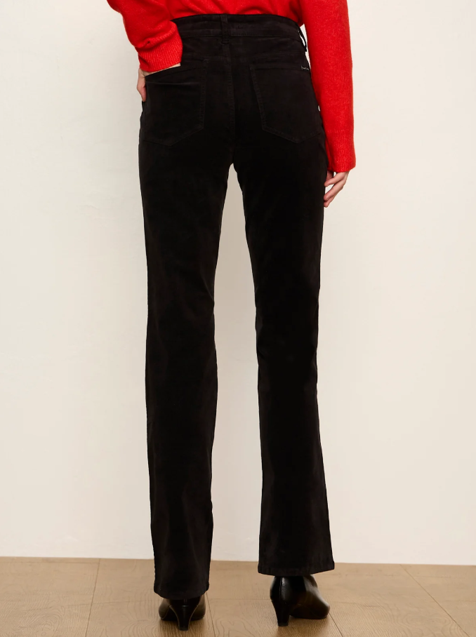 Play Date Velveteen Bootcut, Black